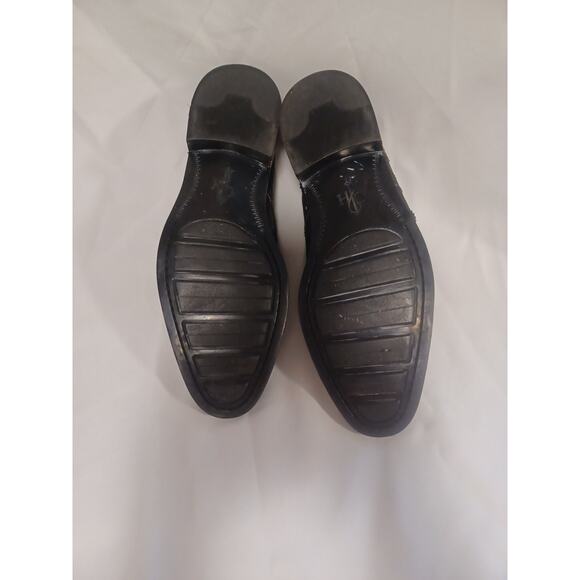 Cole Haan Grained Black Leather Wingtip Oxfords | Size 8.5 - Picture 6 of 11